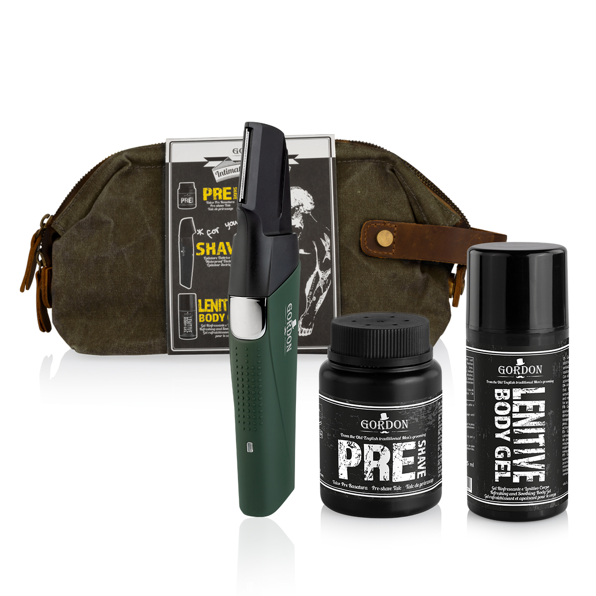 Shaver Kit με Ξυριστική Μηχανή, Pre Shave & Lenitive Body Gel