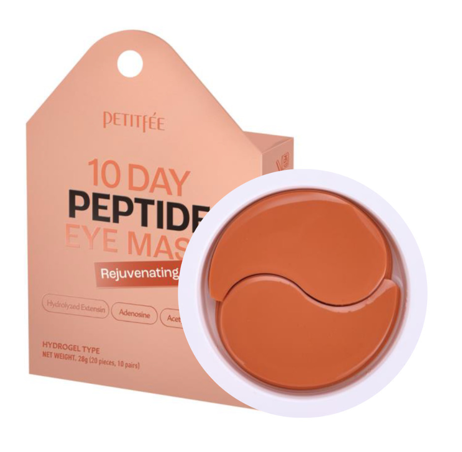 Petitfee Μάσκα Ματιών 10 Day Peptide για Αναζωογόνηση 20τμχ (Συσκευασία 20 Τεμαχίων)