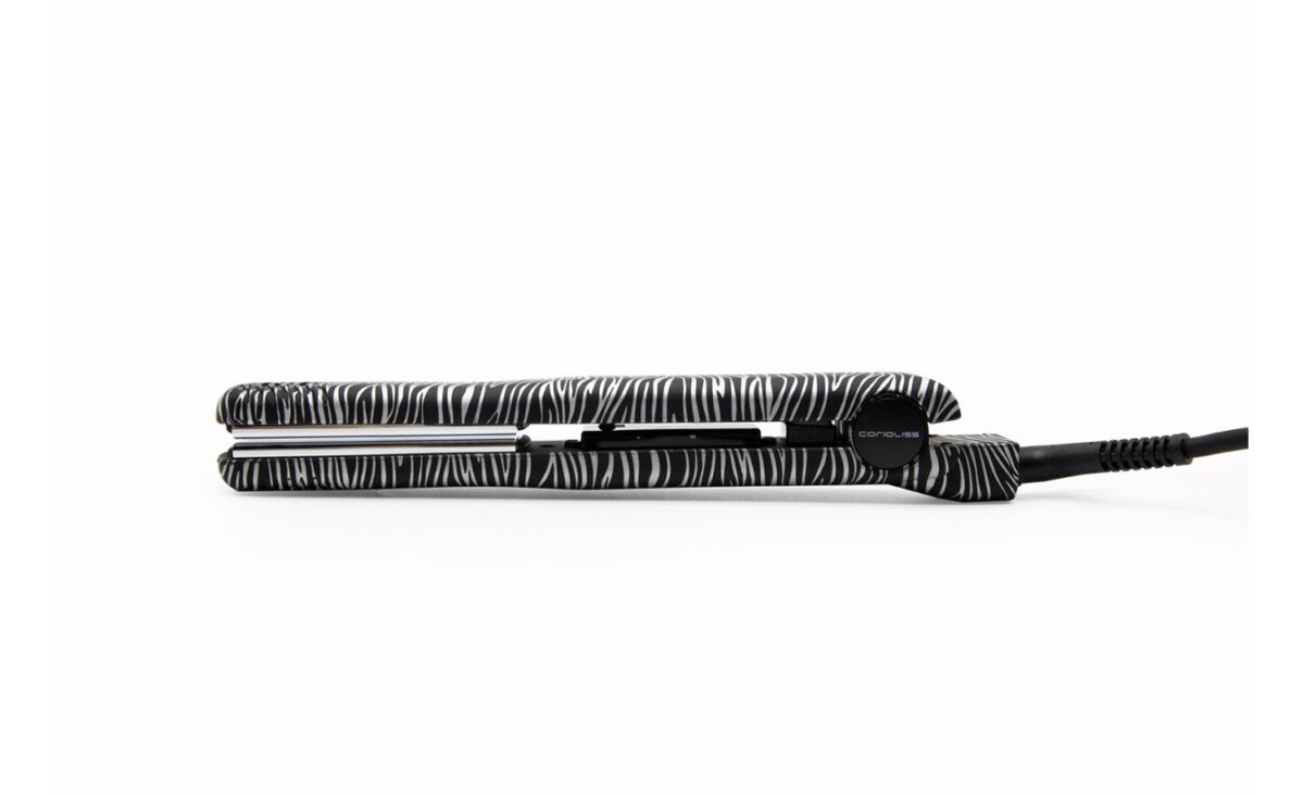 πρέσα μασιά μαλλιών CORIOLISS C Style Digital Silver Zebra Soft Touch